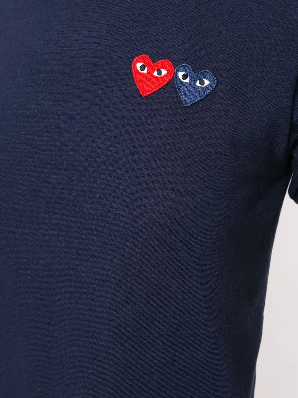 Logo Embroidered Crew Neck T-Shirt