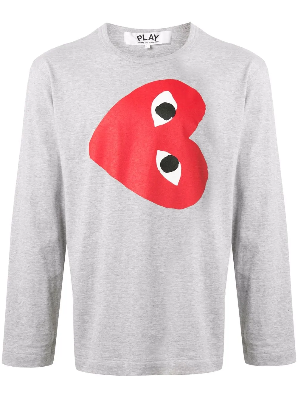Sideways Heart Print T-Shirt