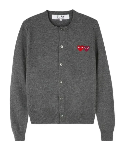 Crewneck Knitted Cardigan