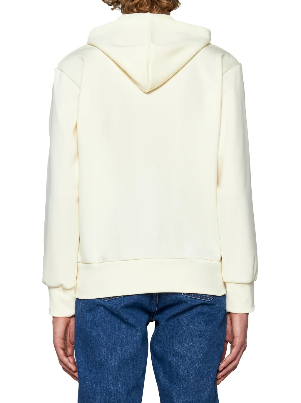 Heart Logo Patch Zip-Up Sweater