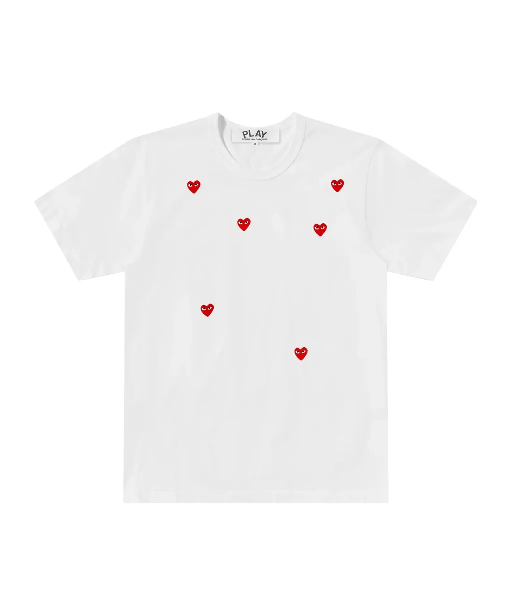 Scattered Hearts Cotton T-Shirt