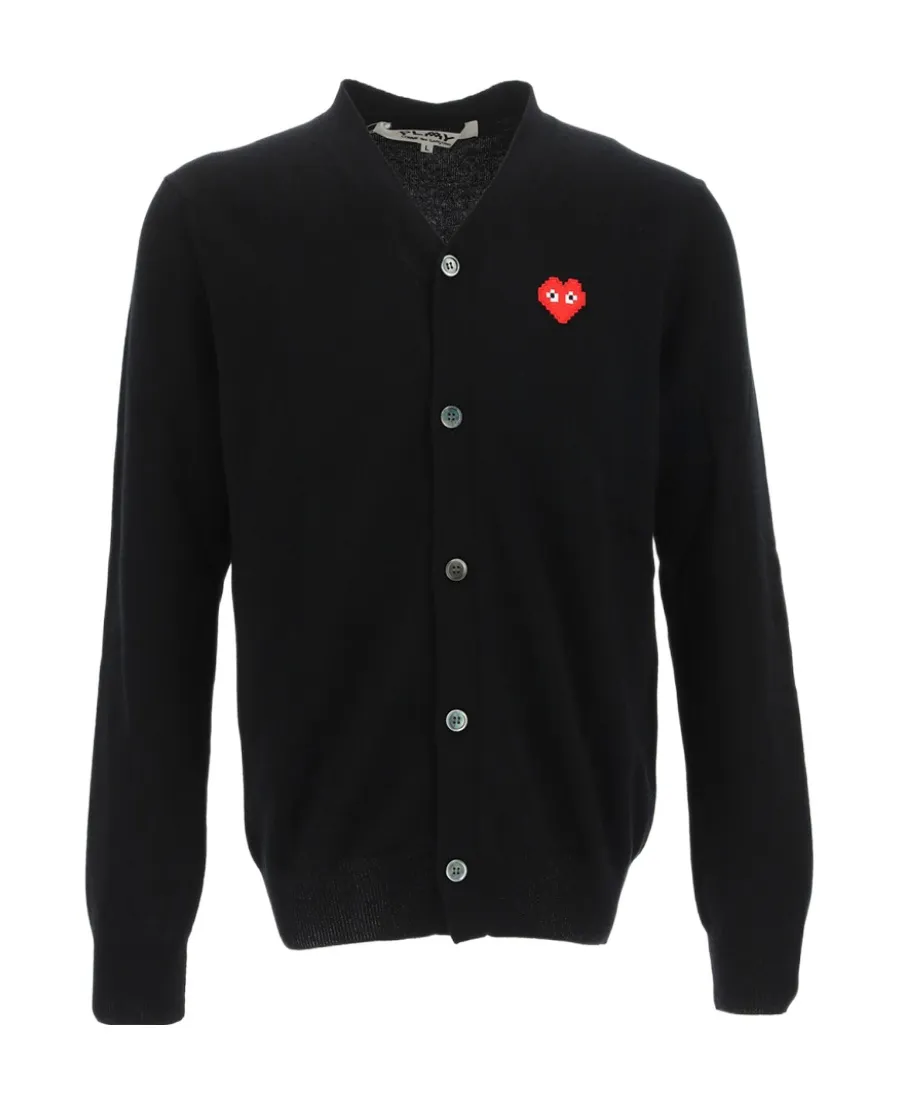 Logo Patch Buttoned Cardigan