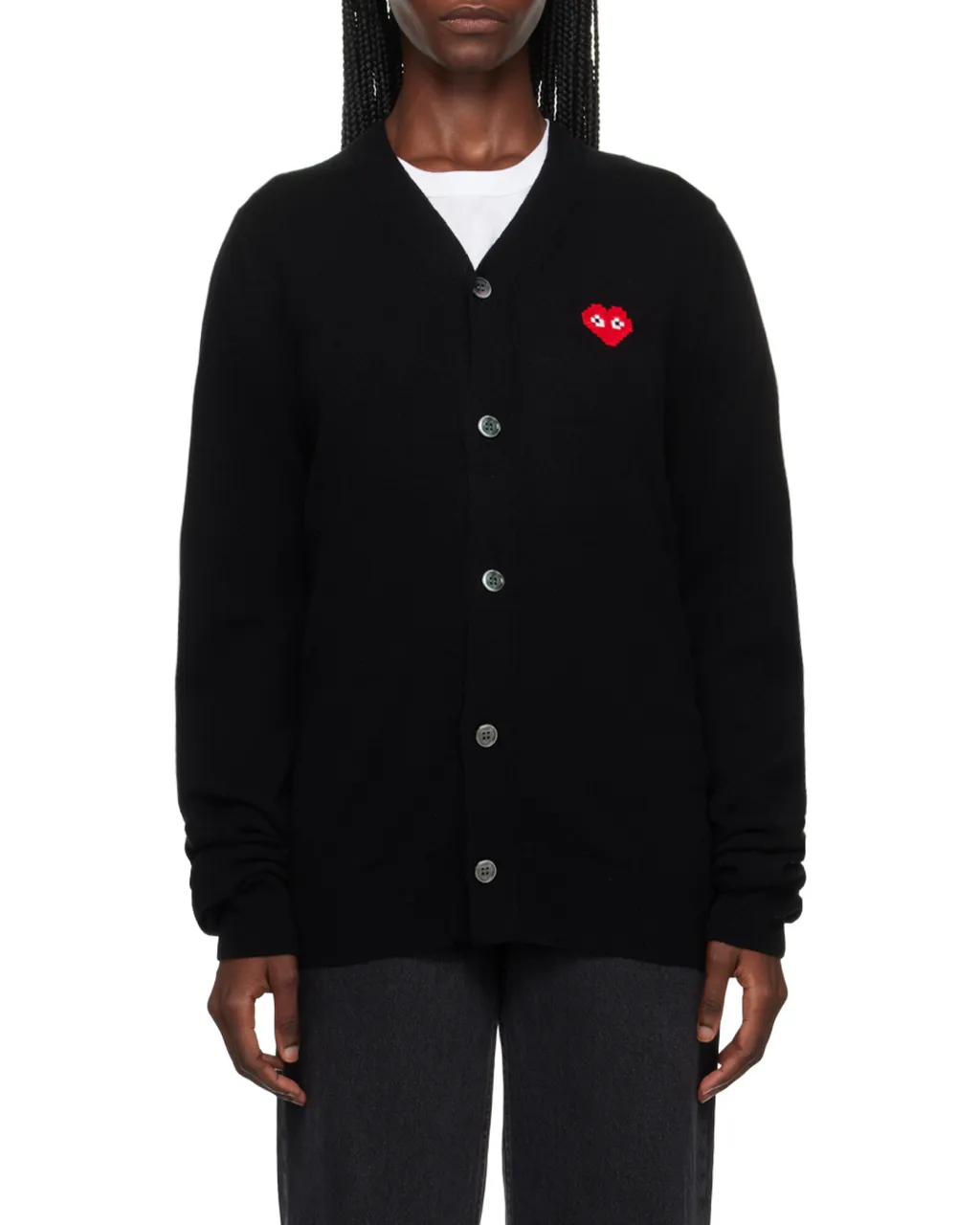 Logo Patch Buttoned Cardigan