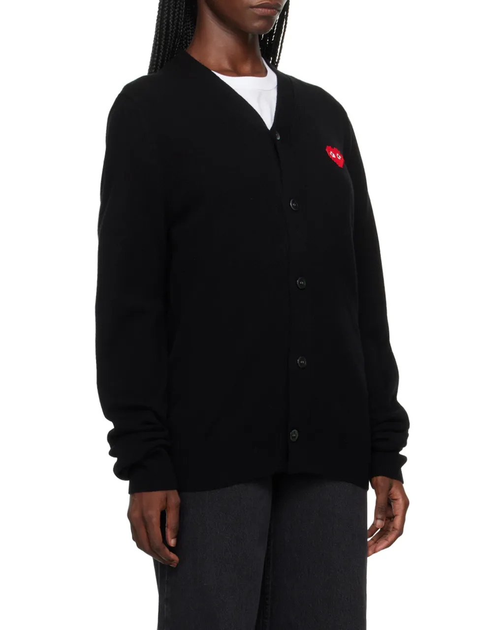 Logo Patch Buttoned Cardigan