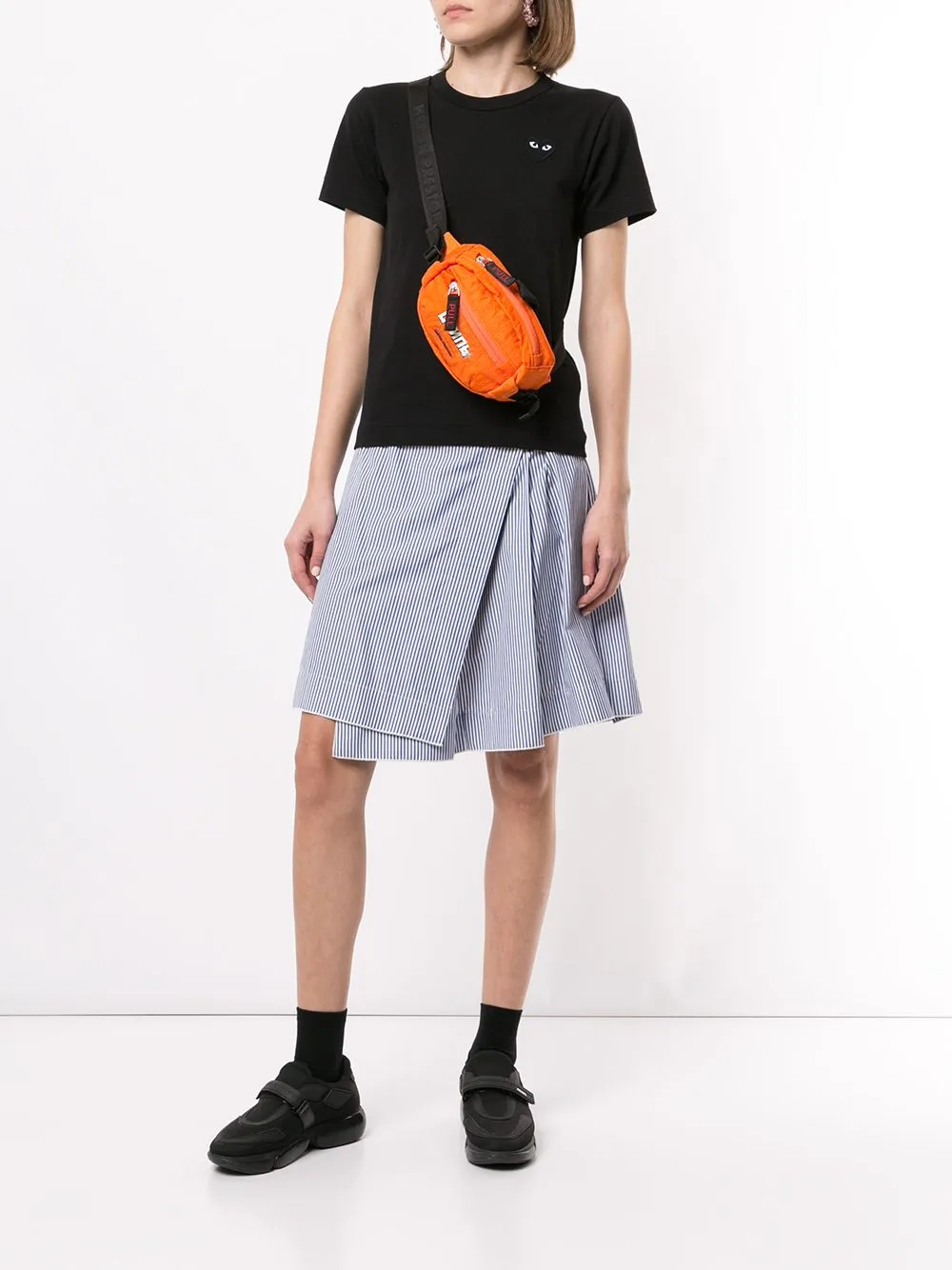 Heart Embroidered Slim Fit T-Shirt