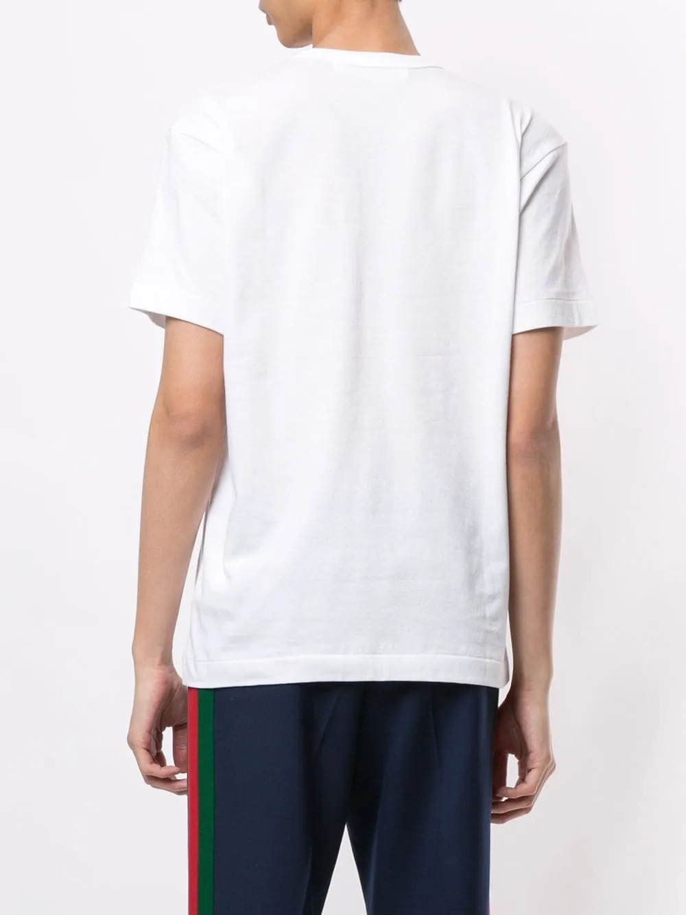 Heart Print Crew Neck T-Shirt