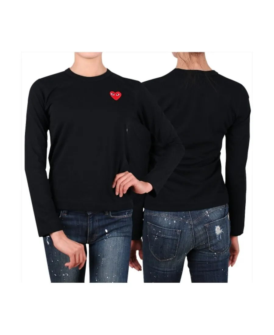 Heart Patch Crewneck Jumper