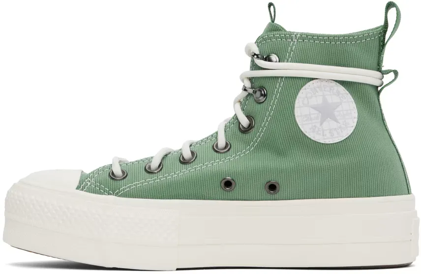 Lace-Up High-Top Casual Shoes