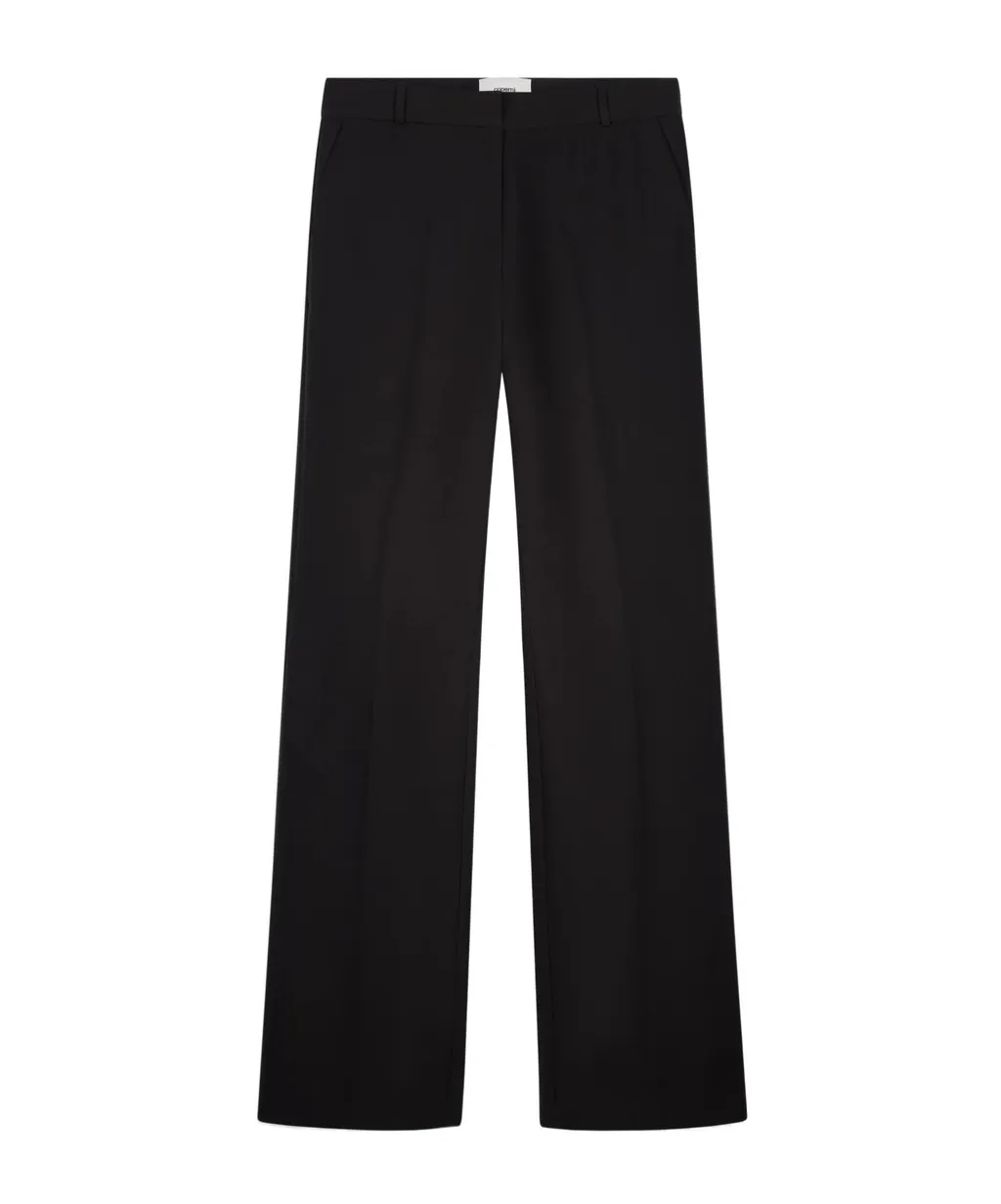 Rear-Pocket Flared Trousers
