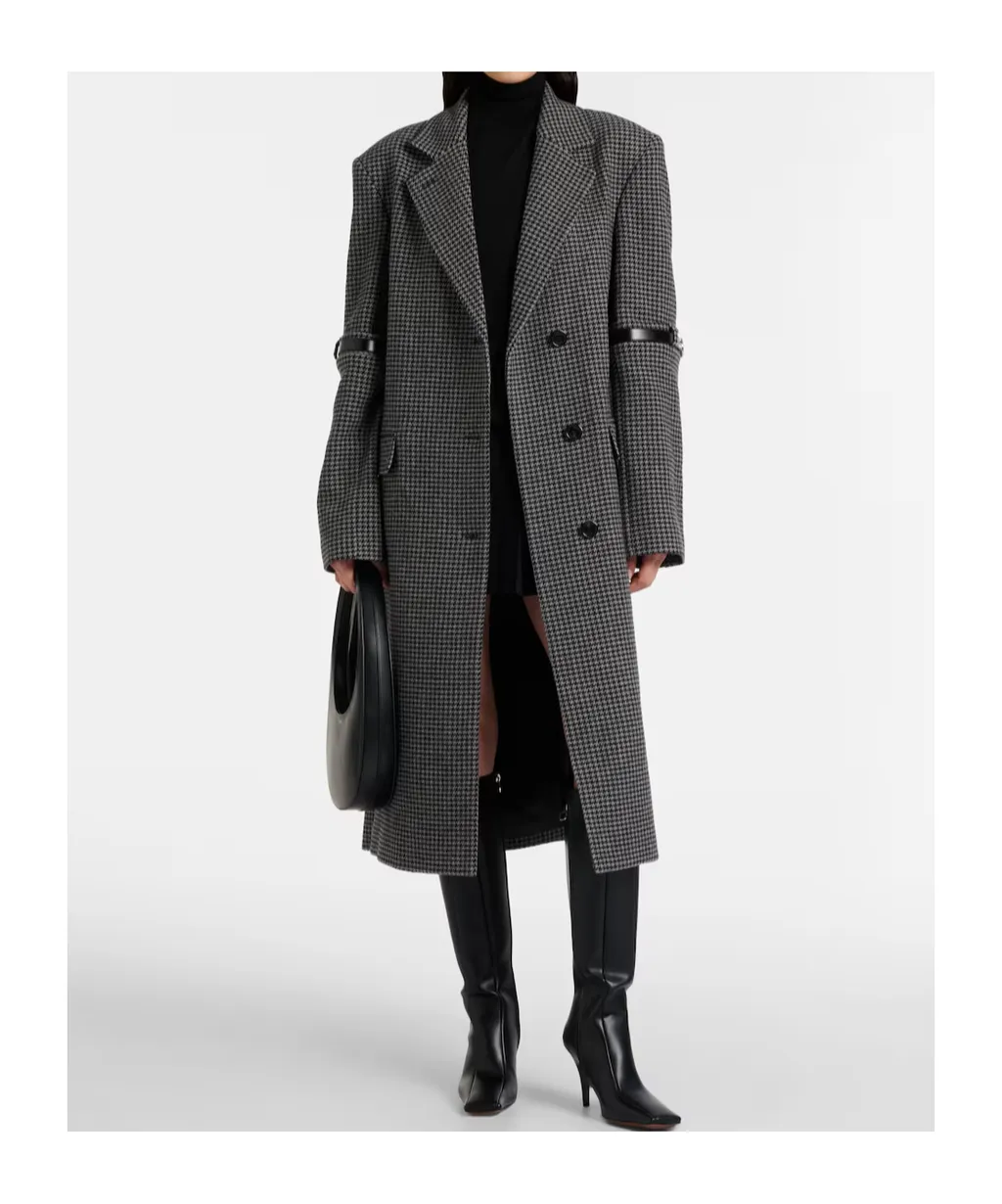 Thousand Birds Wool And Cashmere Coat