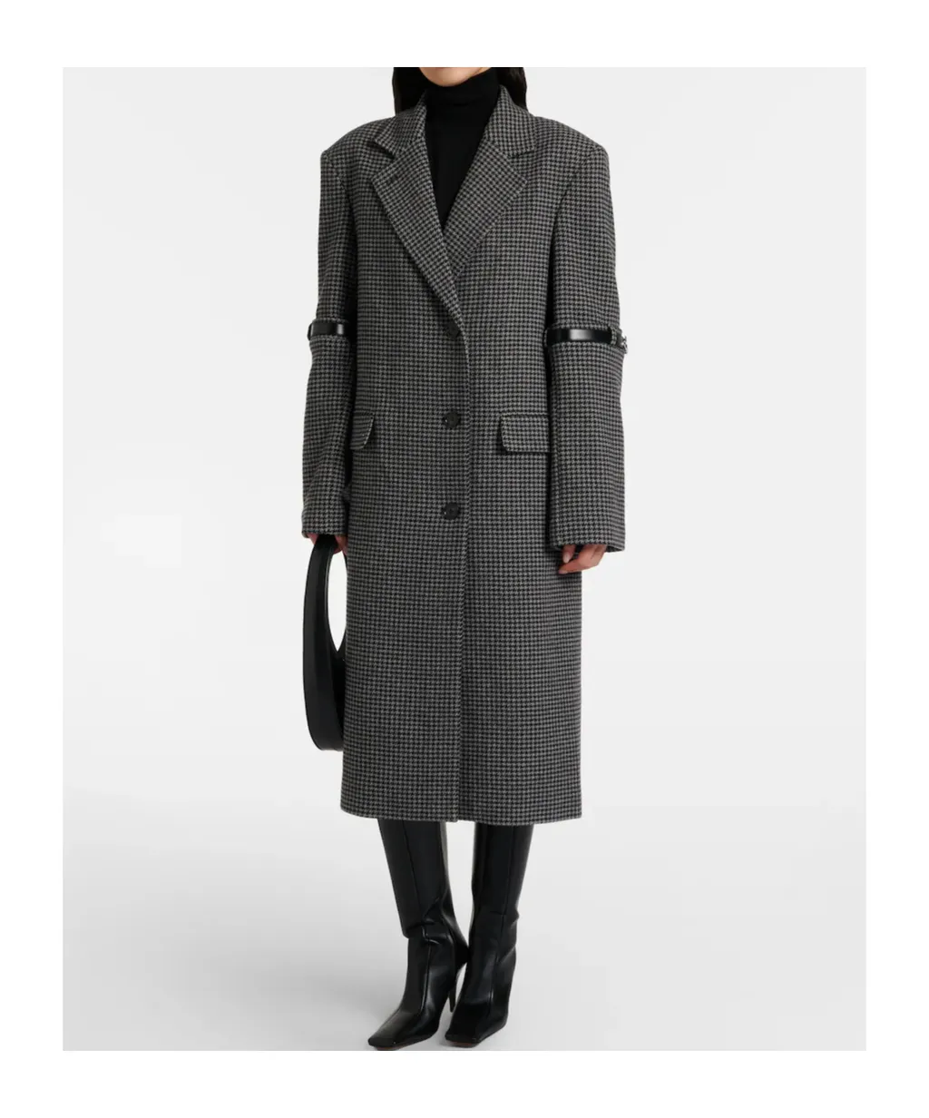 Thousand Birds Wool And Cashmere Coat