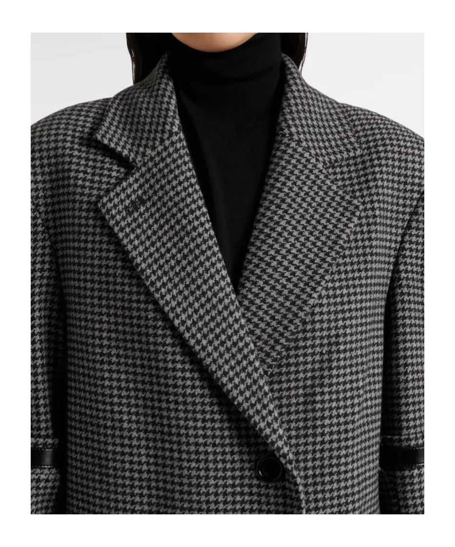 Thousand Birds Wool And Cashmere Coat