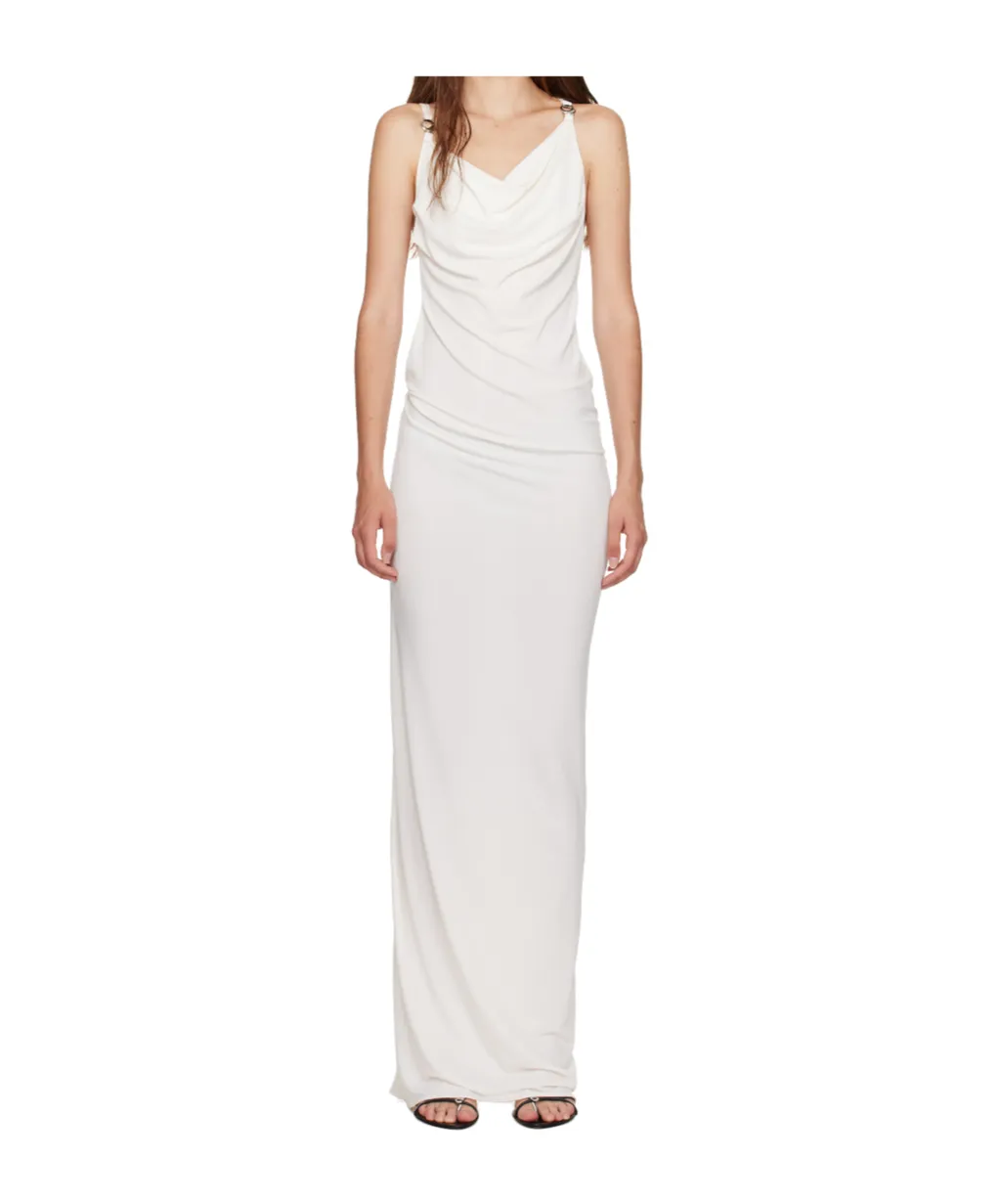 Cowl-Neck Strap Dress