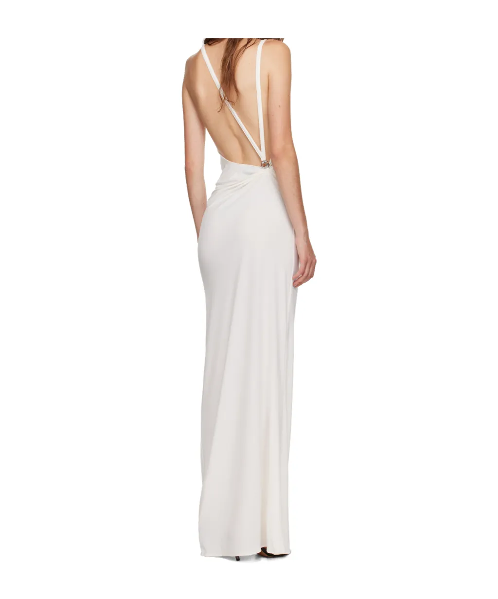 Cowl-Neck Strap Dress