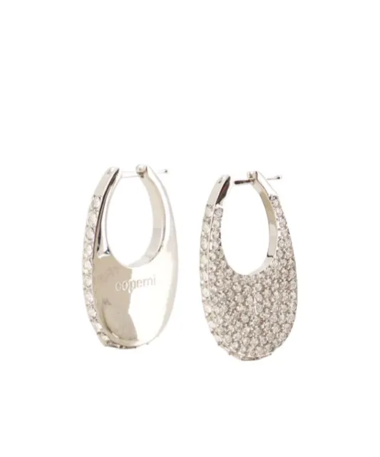 Medium Swipe Crystal-Embellished Earrings