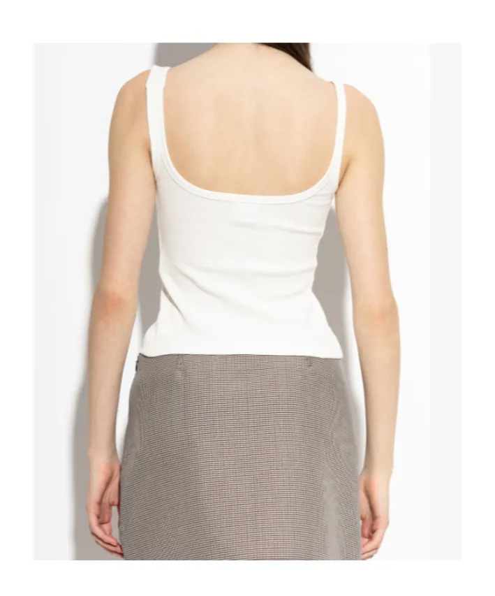 Ribbed Sleeveless Vest