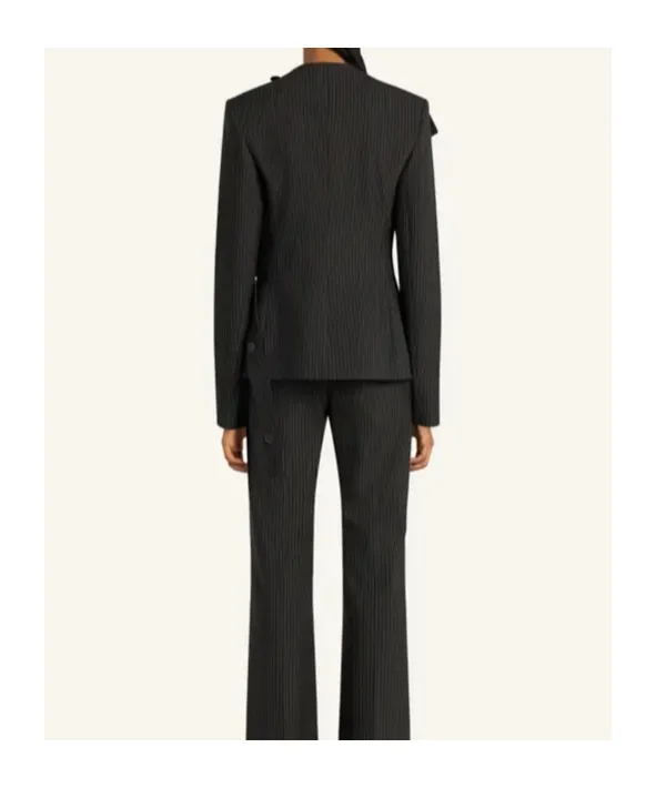 Buckle Pinstripes Jacket