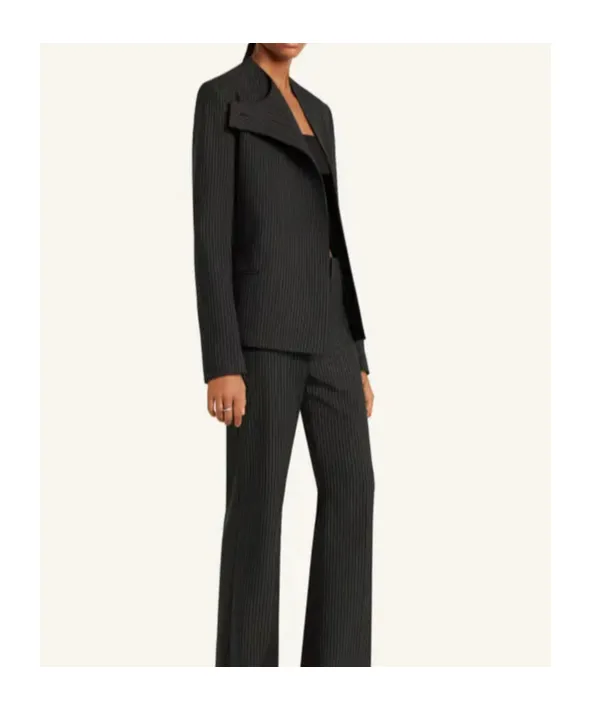 Buckle Pinstripes Jacket