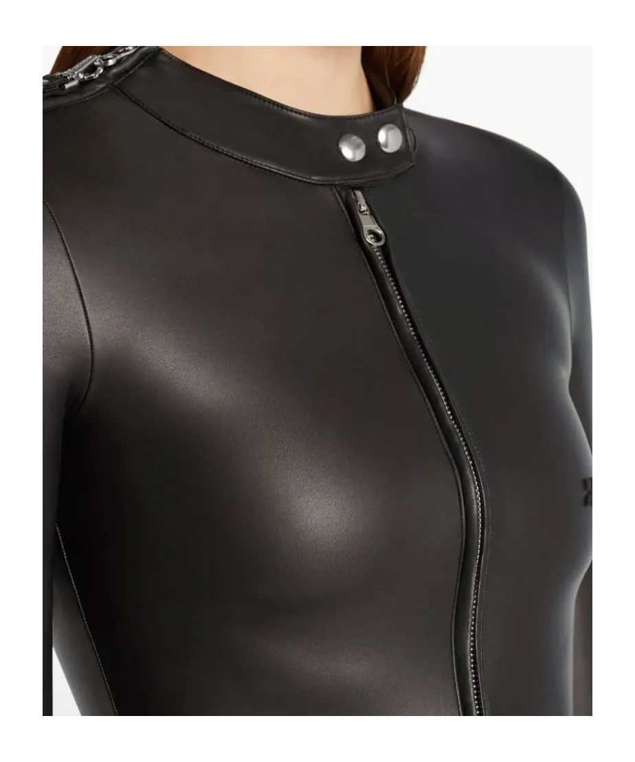 Zip-Up Biker Jacket