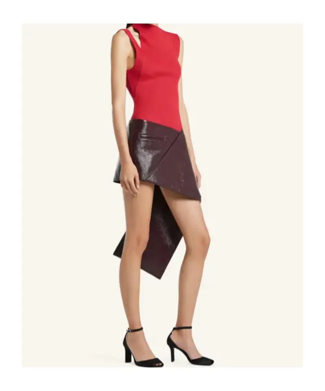 Oblique 90's Rib Top