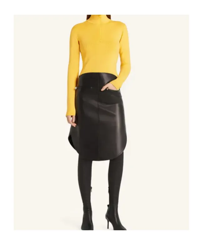 High-Neck Long-Sleeve T-Shirt