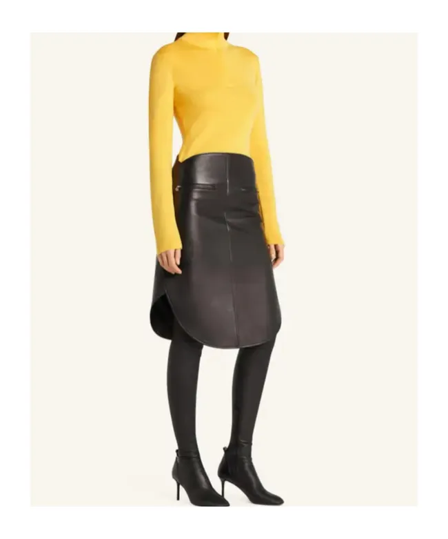 High-Neck Long-Sleeve T-Shirt