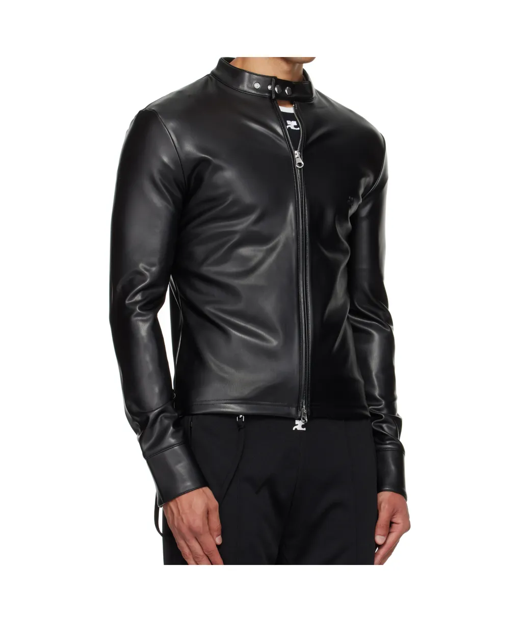 Zip-Up Biker Jacket