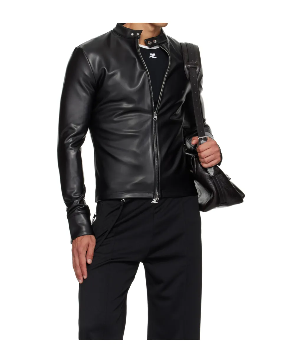 Zip-Up Biker Jacket