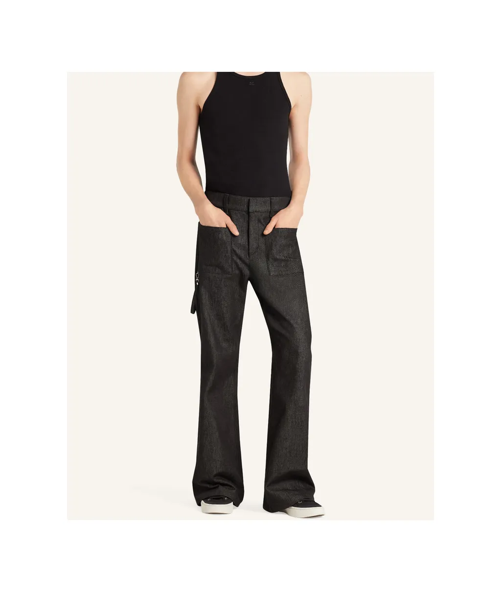Two-Pocket Bootcut Jeans