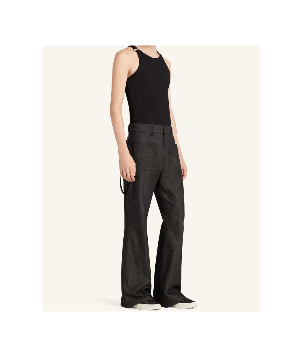 Two-Pocket Bootcut Jeans