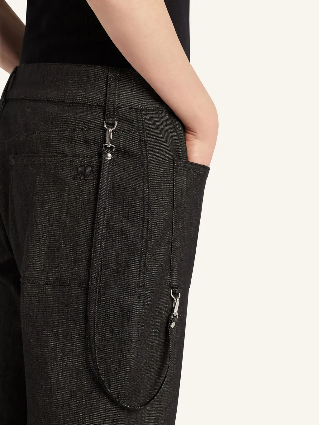 Two-Pocket Bootcut Jeans