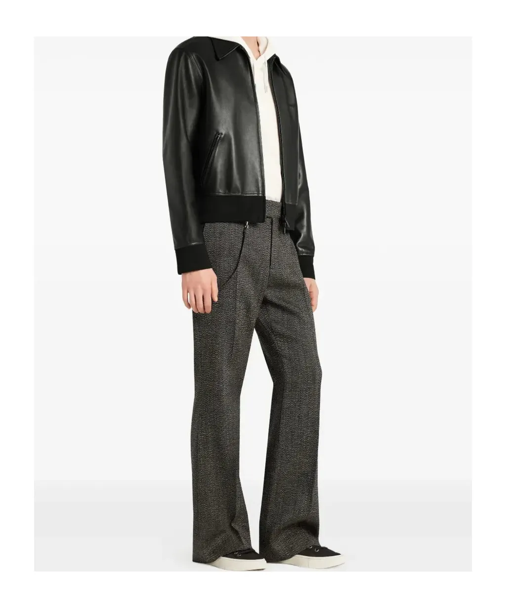 Strap-Detail Trousers
