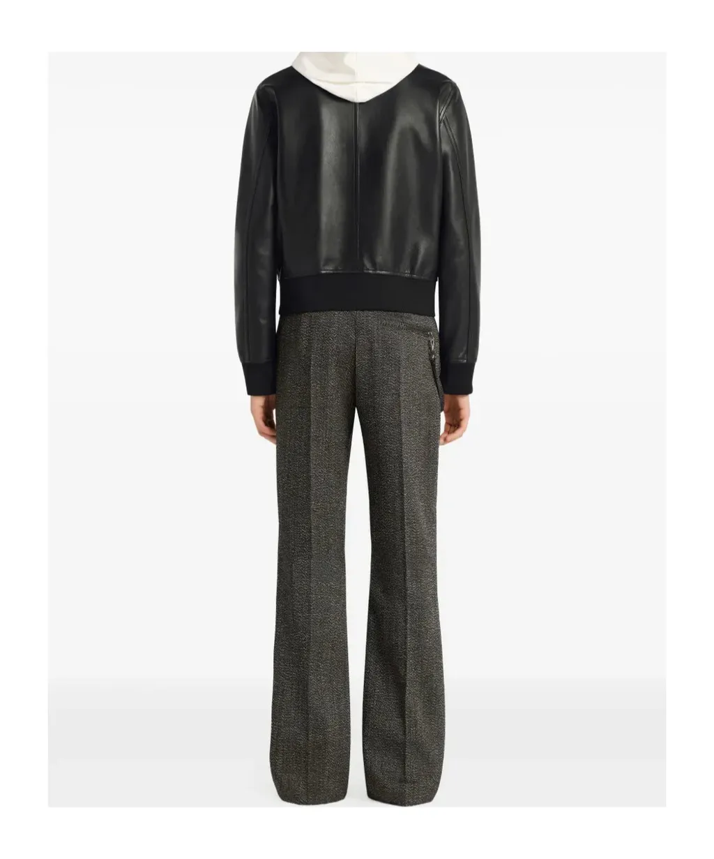 Strap-Detail Trousers