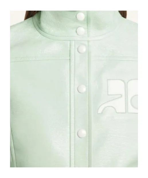 Reedition Vinyl Buttoned Collar Jacket