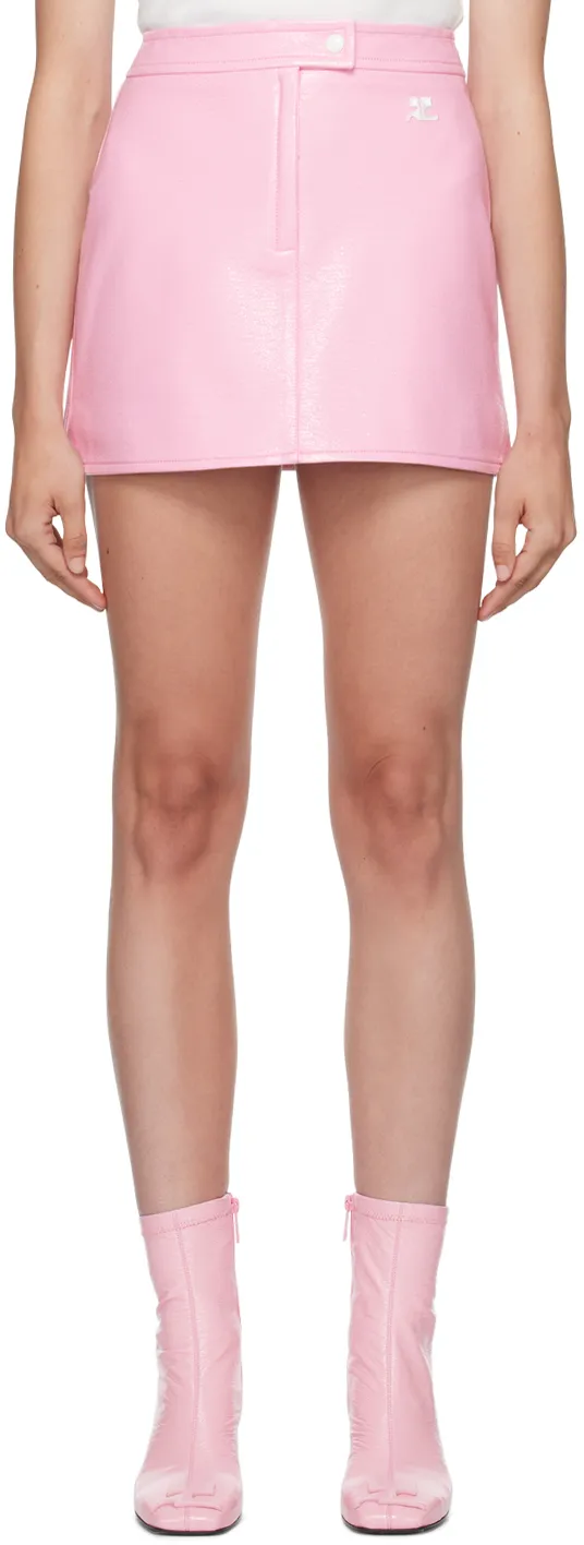Vinyl Mini Skirt
