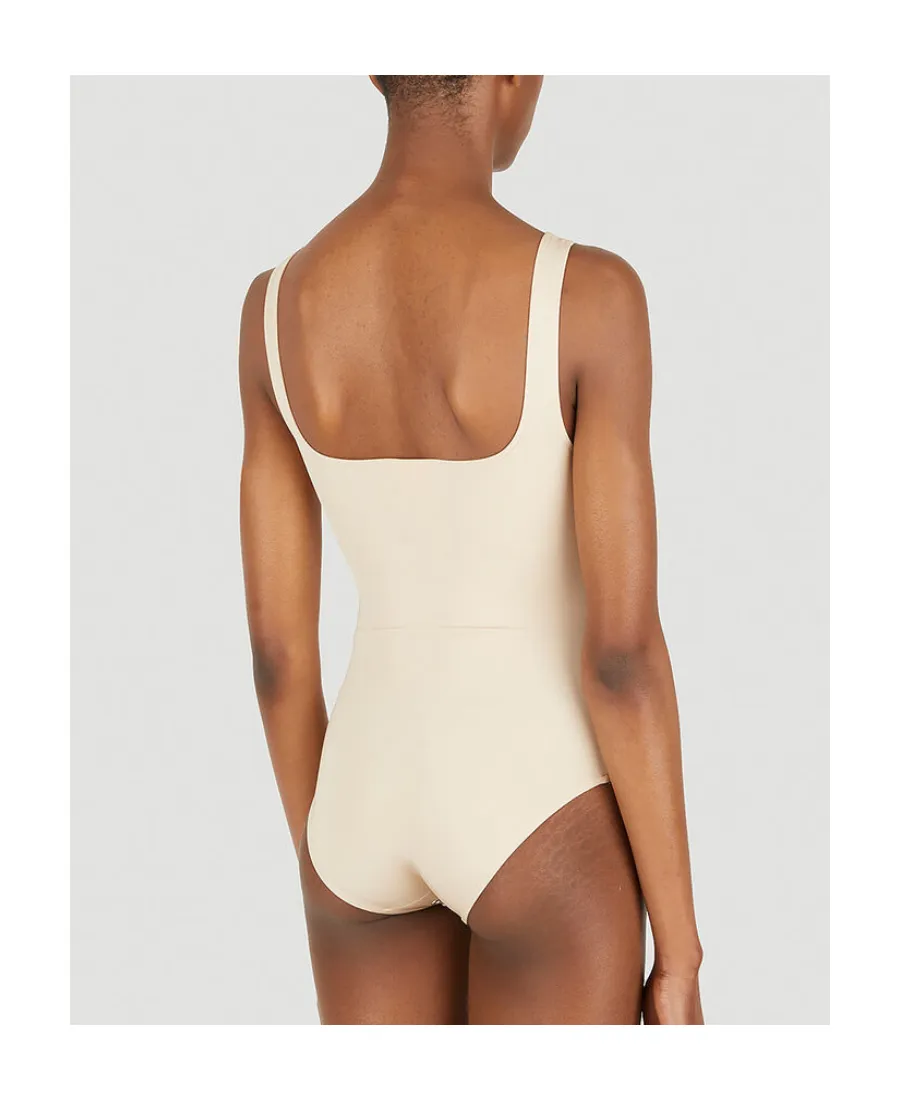Hollowed-Out Elastic Bodysuit