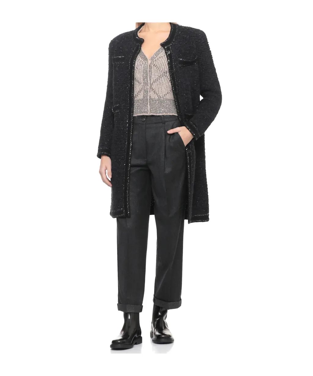 Sequined Lurex Coat