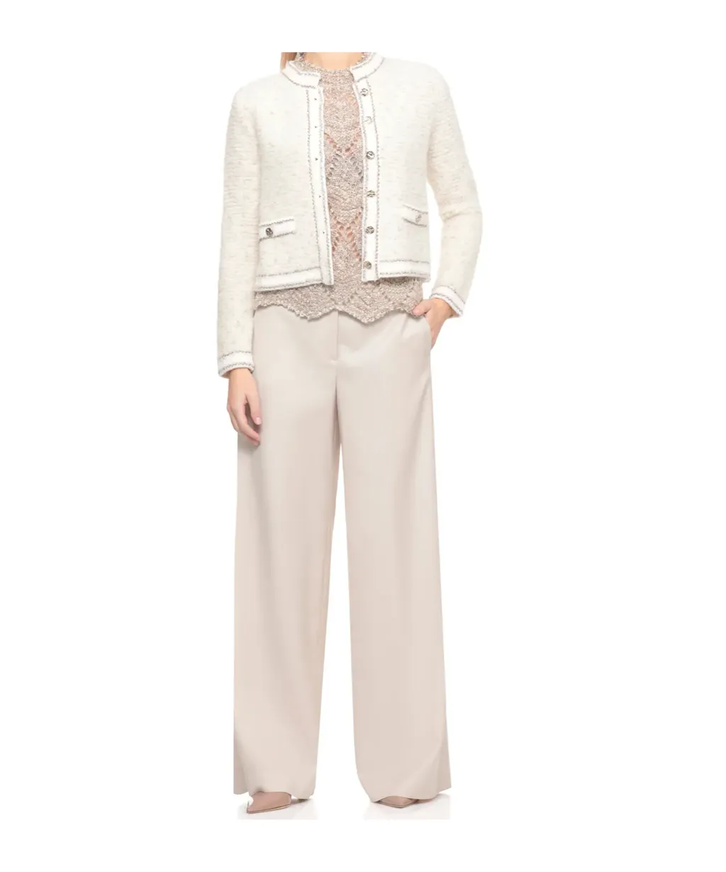Perforated Lurex Knitwear