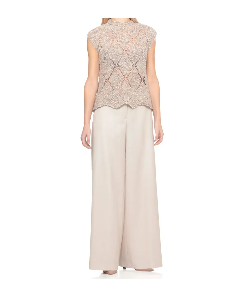 Perforated Lurex Knitwear