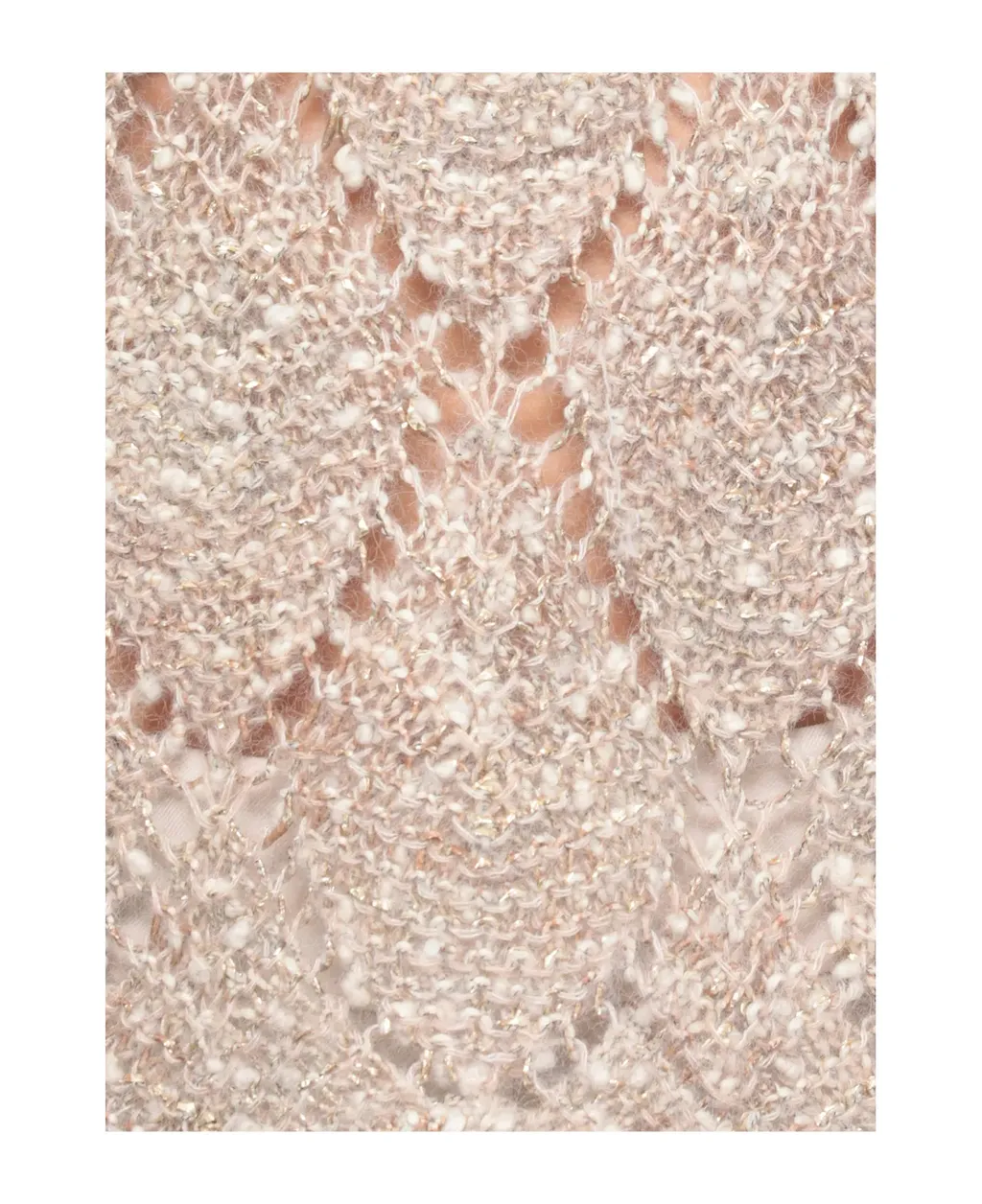 Perforated Lurex Knitwear