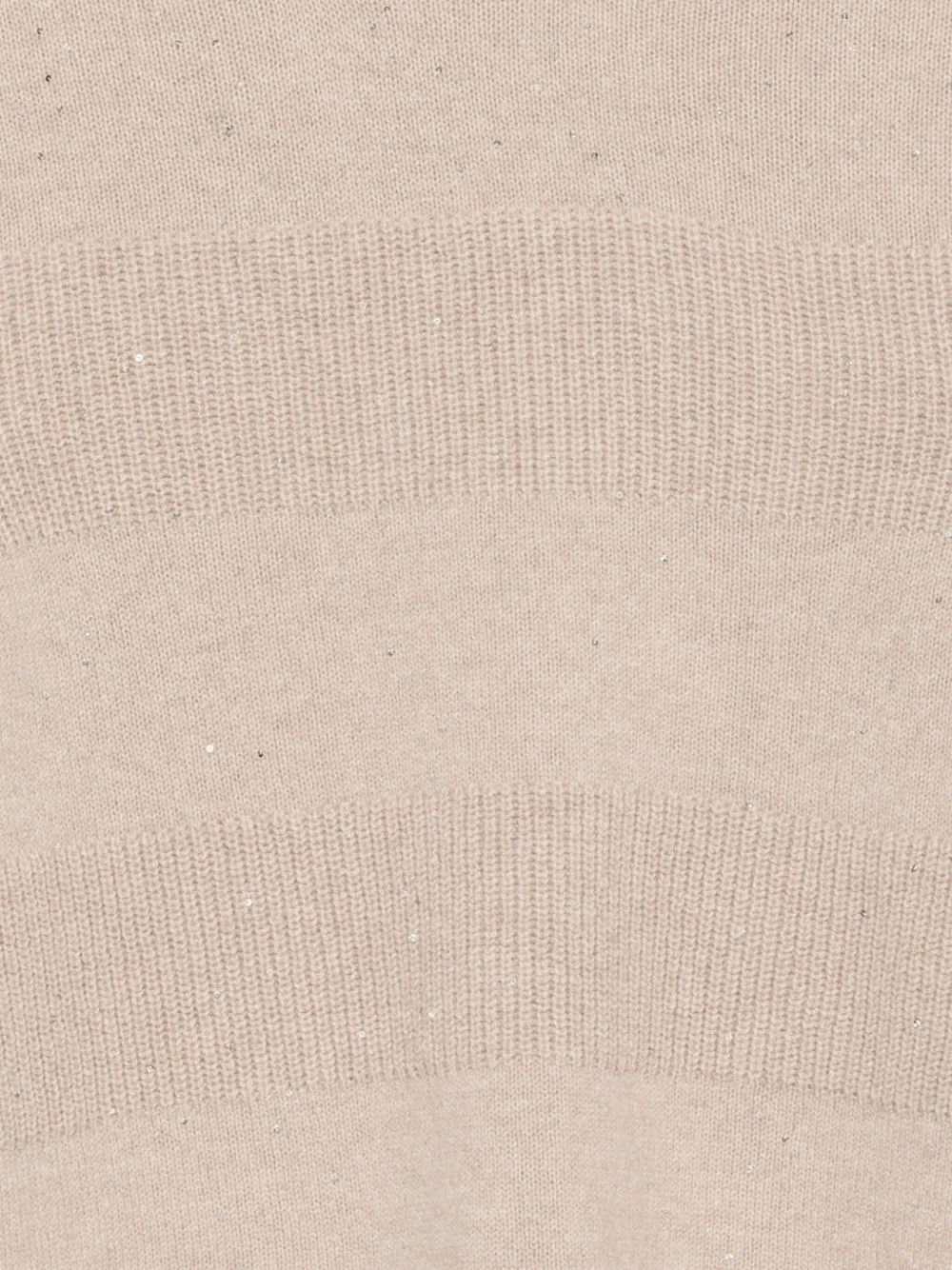 Sequined High-Neck Knitwear