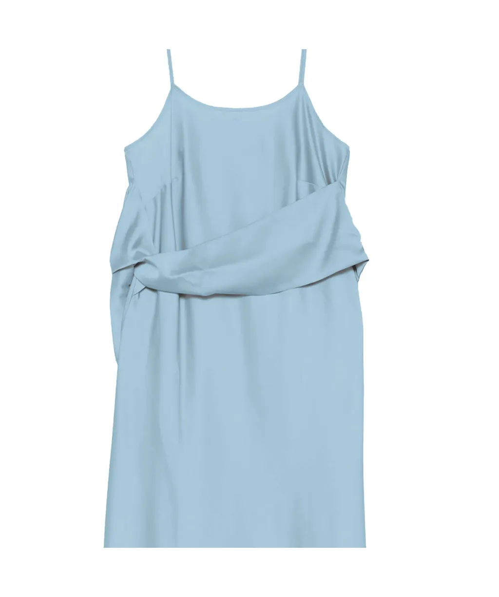 Draped Slip Dress