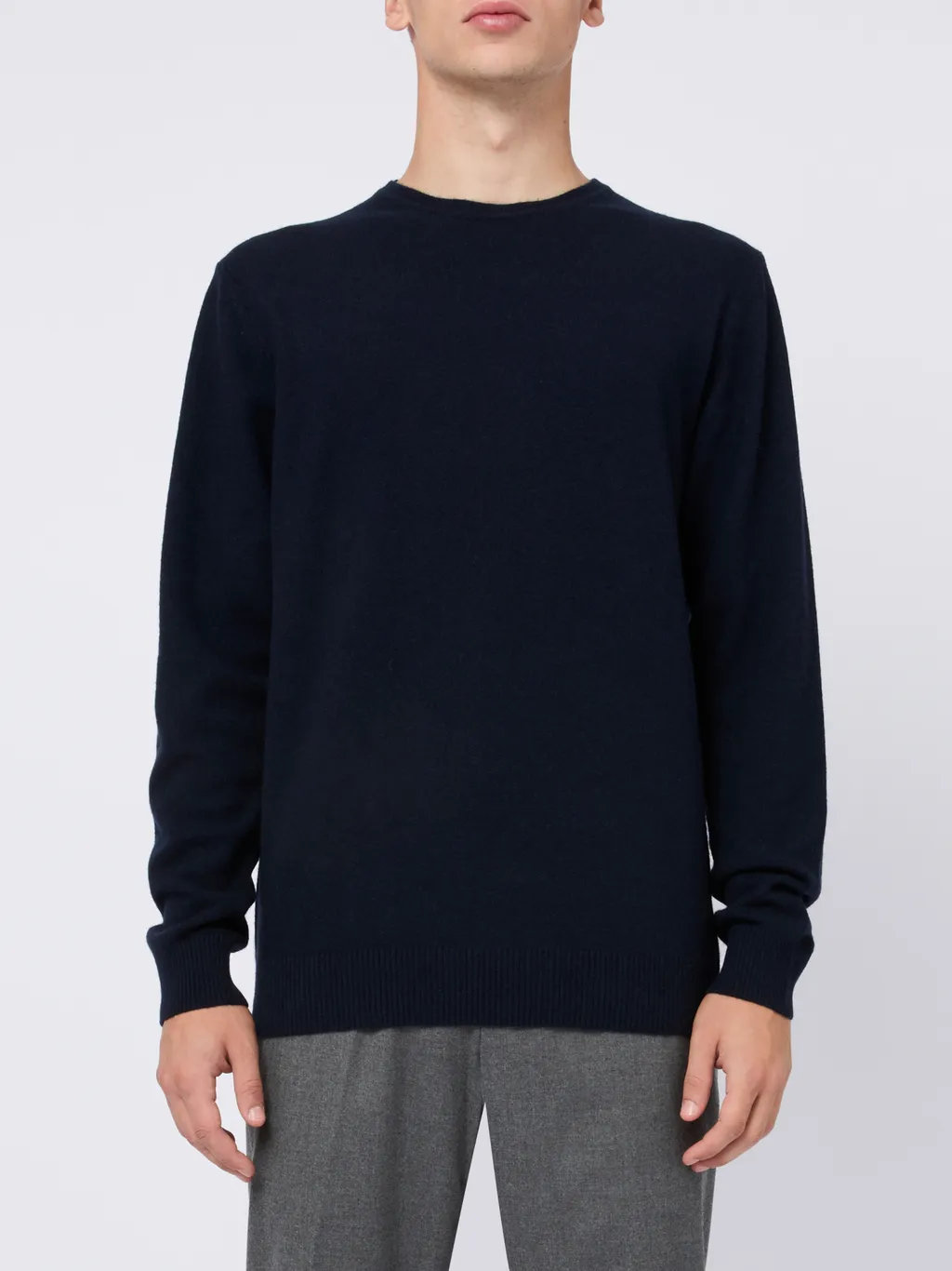 Round-Neck Cashmere Sweater