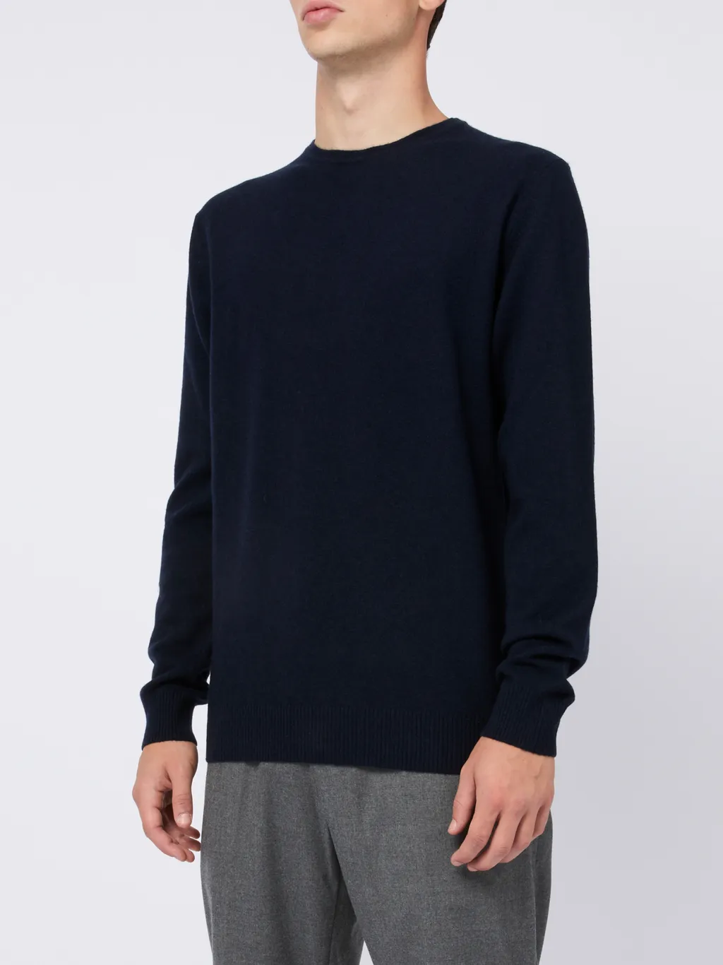 Round-Neck Cashmere Sweater