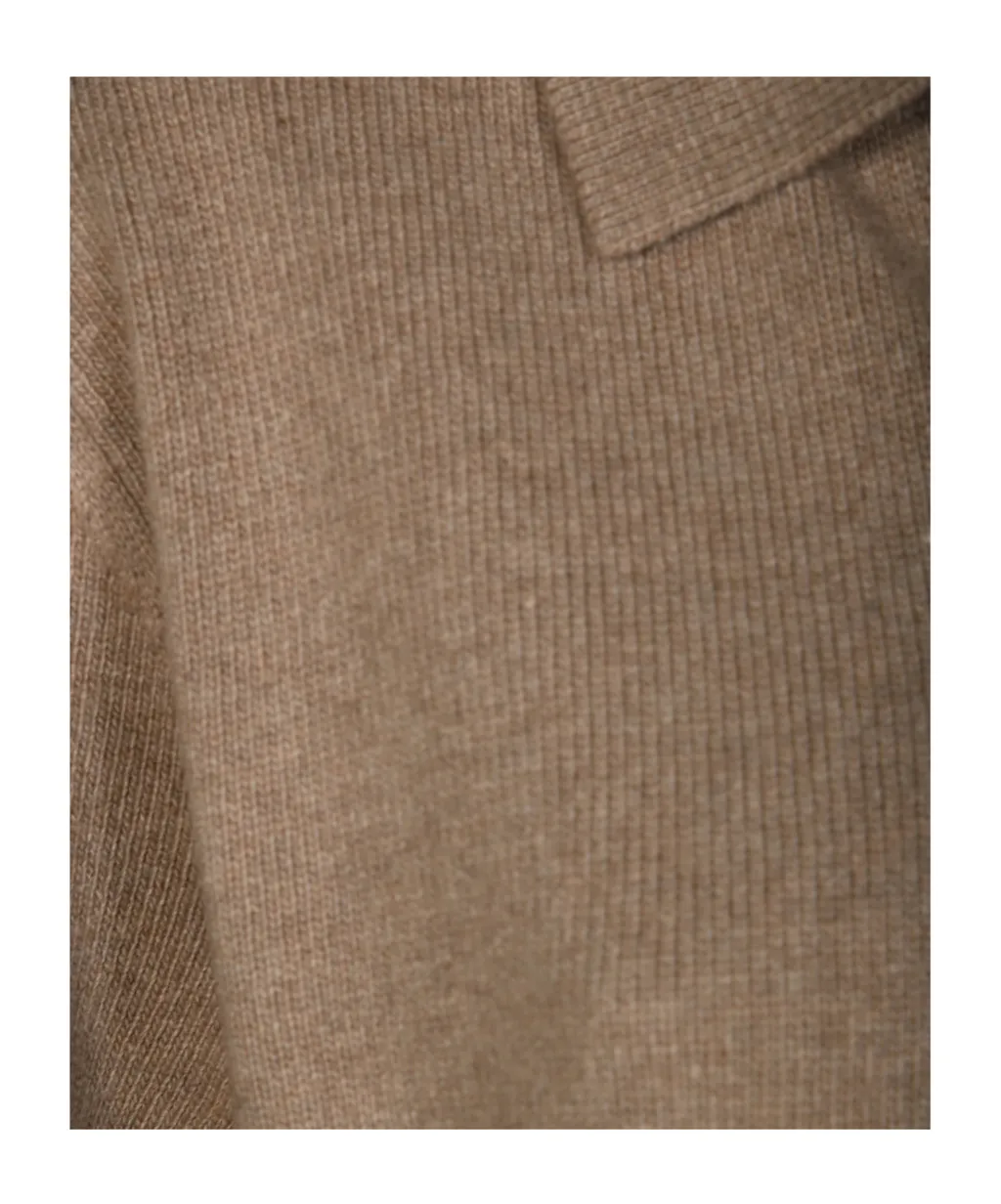 Ribbed-Cuffs Sweater