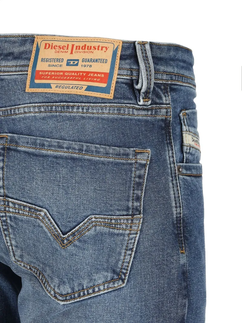 Logo Patch Denim Jeans