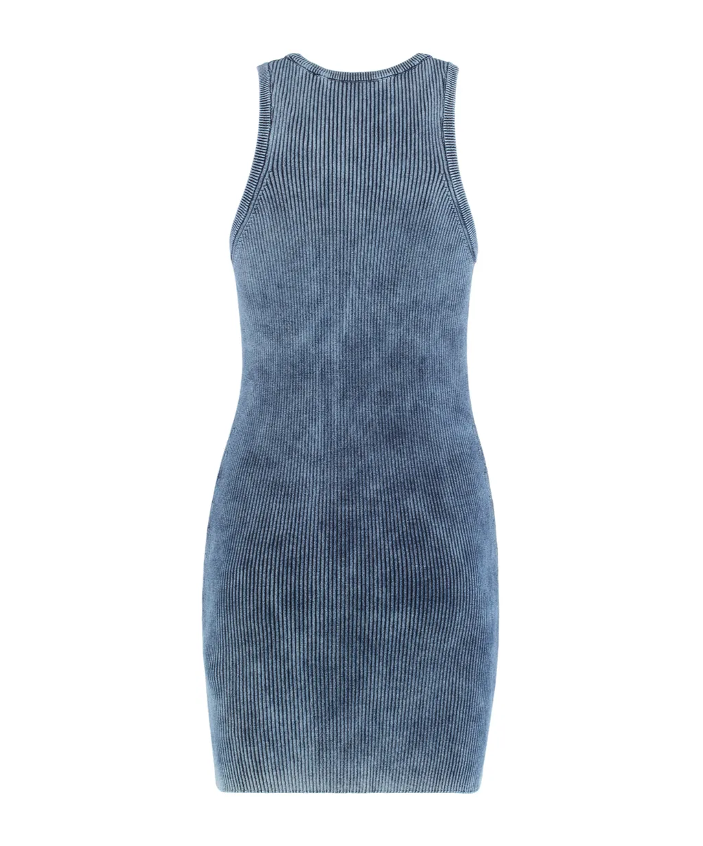 Sleeveless Crewneck Mini Dress