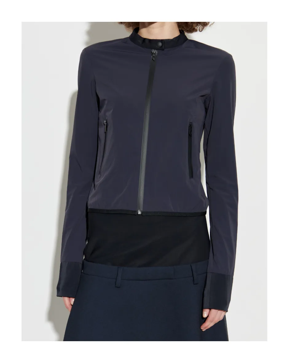 G-Ervin Zip-Front Stand-Collar Jacket