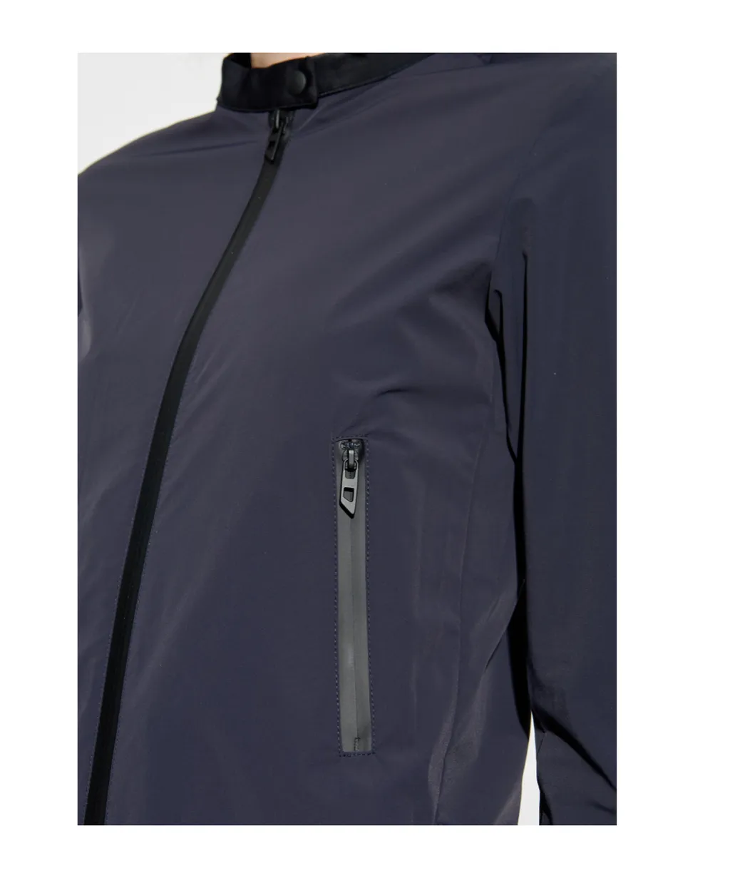 G-Ervin Zip-Front Stand-Collar Jacket