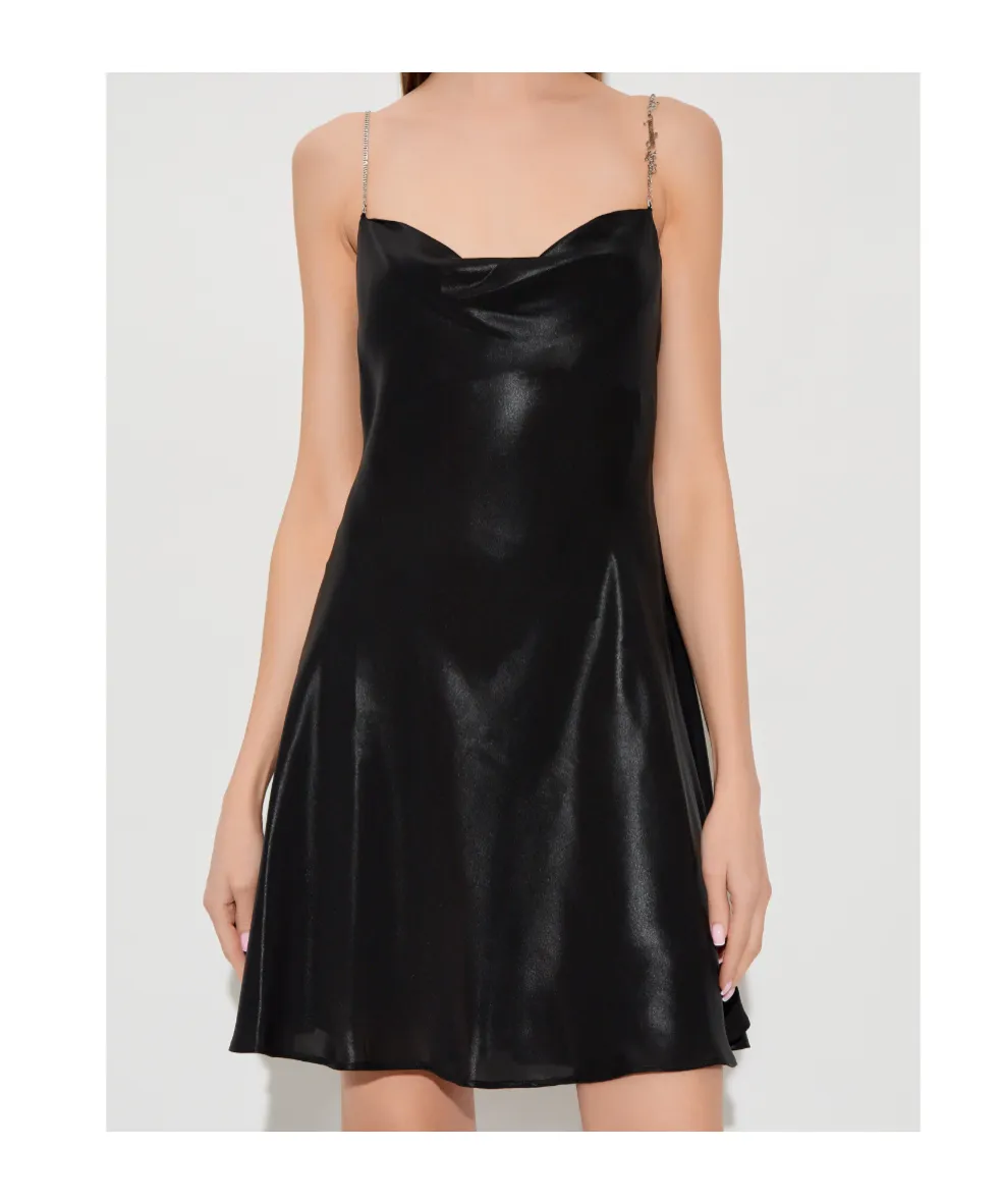 D-Mintel Chain Strap Mini Dress